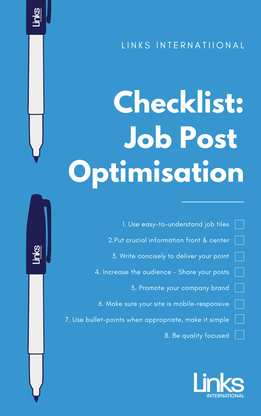 Job Post Optimisation Checklist